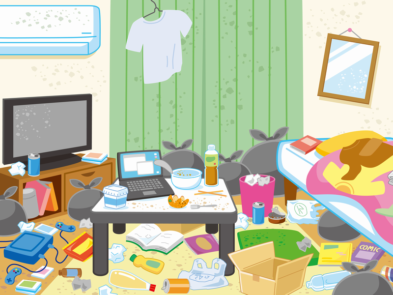 片付けが苦手で、自分の家を「ゴミ屋敷」と感じたことがある人が3割もいる - シニアガイド